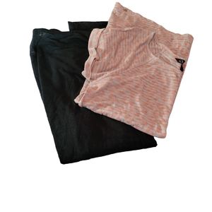 2 Armani Exchange Petite Small T-shirts 1Short Sleeve Asymmetrical 1 Sleeveless